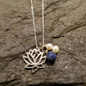 Lotus Flower, New Beginnings Necklace
