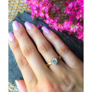 Diamond 1 1/2 carat Engagement Ring