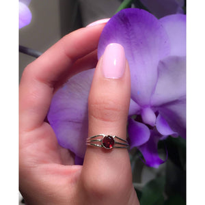 Genuine Garnet Ring