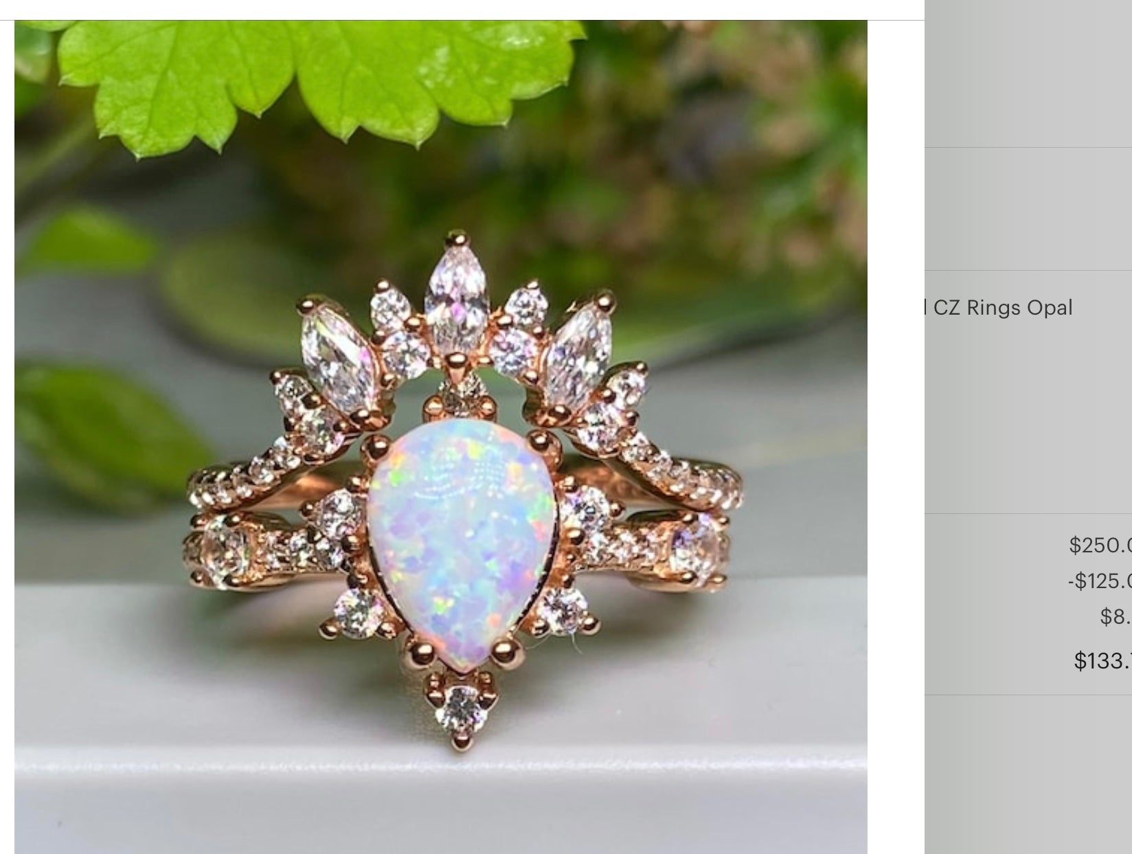 Fire Opal Rings