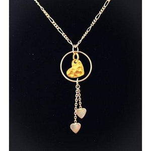 Silver Eternity Heart Necklace