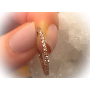 Sterling Silver Diamond Eternity Ring
