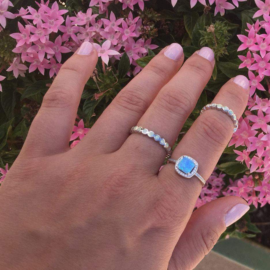 Blue Promise Rings